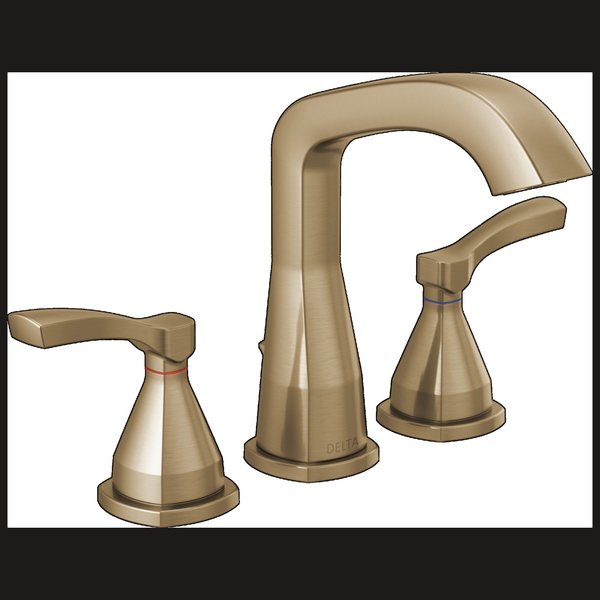 Delta 3-hole 8-16" installation Hole Widespread Lavatory Faucet, Champagne Bronze 35776-CZMPU-DST
